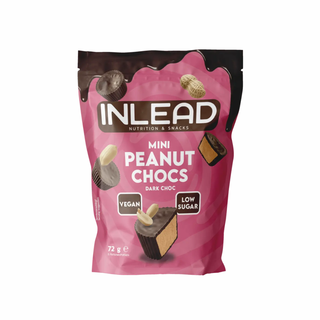 INLEAD Mini Peanut Chocs 72g (KANN BEI HEISSEN TEMPERATUREN BEI DER LIEFERUNG SCHMELZEN)