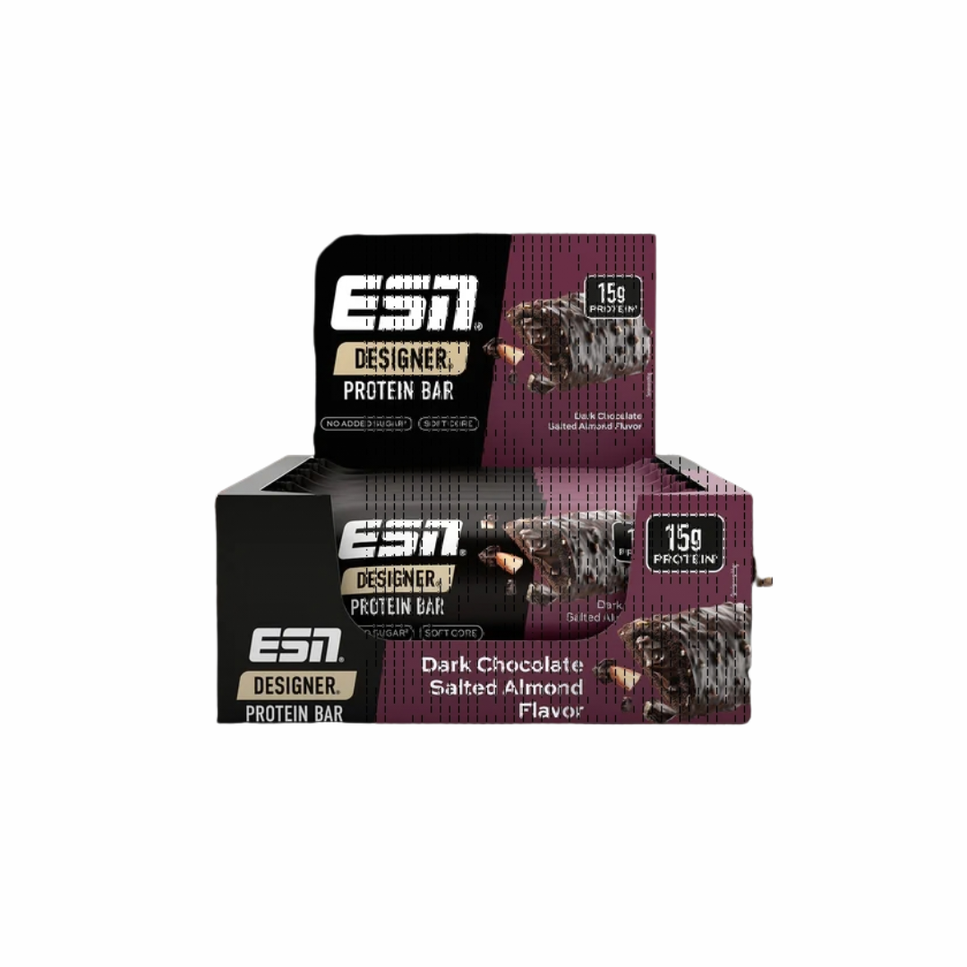 ESN Designer Bar Premium Box, 12 Riegel (45g) (KANN BEI HEISSEN TEMPERATUREN BEI DER LIEFERUNG SCHMELZEN)
