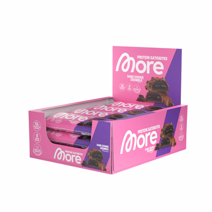 More Protein Satisbites (12er Pack) (KANN BEI HEISSEN TEMPERATUREN BEI DER LIEFERUNG SCHMELZEN)
