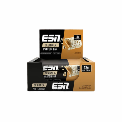 ESN Designer Bar Premium Box, 12 Riegel (45g) (KANN BEI HEISSEN TEMPERATUREN BEI DER LIEFERUNG SCHMELZEN)