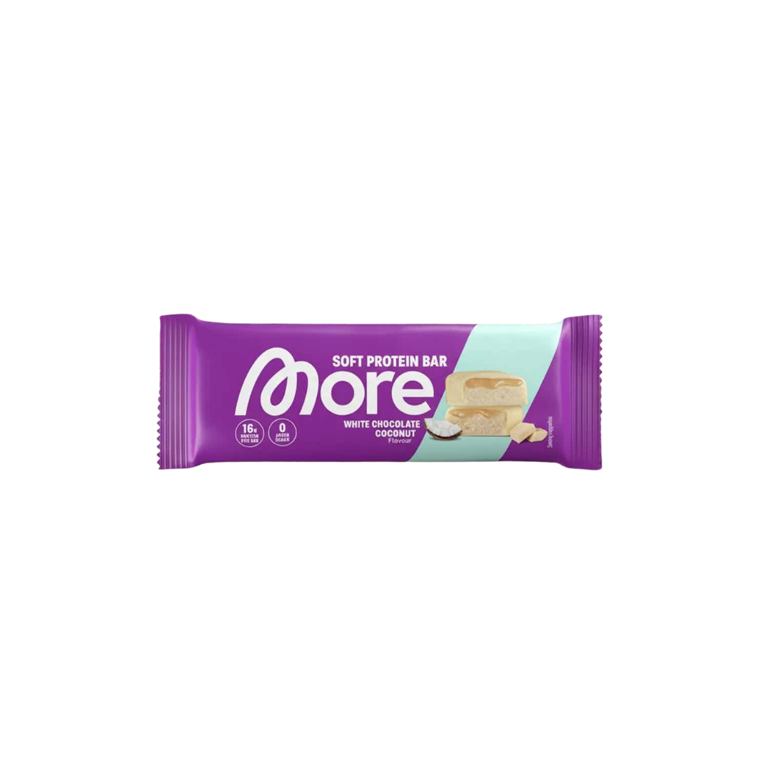 More Nutrition Protein Bar, 1 Riegel à 50g (KANN BEI HEISSEN TEMPERATUREN BEI DER LIEFERUNG SCHMELZEN)